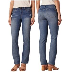 Democracy Straight Leg Jean Women’s 16 Stretch Blue Denim "Ab"solution B1560BB00